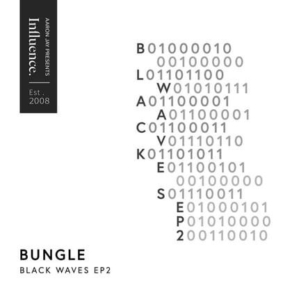 Black Waves EP 2 album by Bungle - Drum and Bass Cover Art