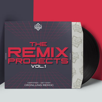 Get High (Ironlung Remix) album by Ironlung - Drum and Bass Cover Art
