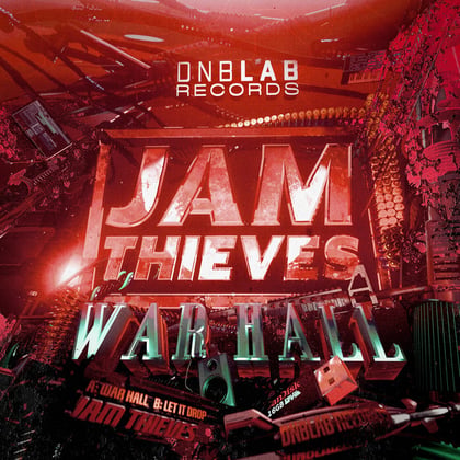 War Hall album by Jam Thieves - Drum and Bass Cover Art