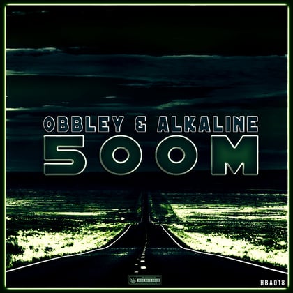 500M album by Obbley - Drum and Bass Cover Art