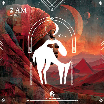 2 Am album by Tengu, arTmo & Cafe De Anatolia - Drum and Bass Cover Art