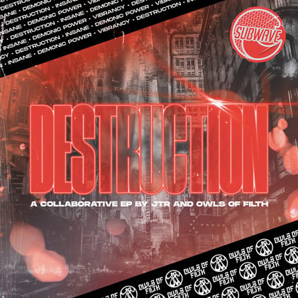 Destruction EP album by JTR - Drum and Bass Cover Art