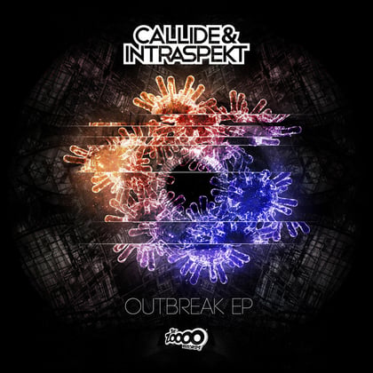Outbreak EP album by Callide - Drum and Bass Cover Art