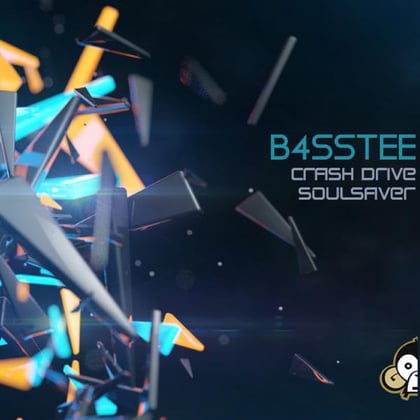 Crash Drive album by B4ssTee - Drum and Bass Cover Art