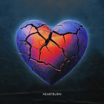 Heartburn album by Lexurus - Drum and Bass Cover Art