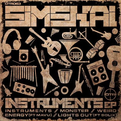 Instruments album by Simskai - Drum and Bass Cover Art