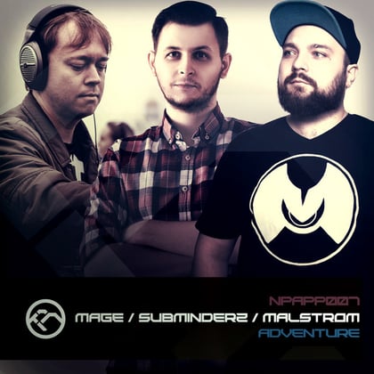Adventure album by Mage, Subminderz & Malstrom - Drum and Bass Cover Art
