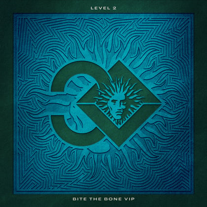 Bite the Bone VIP album by Level 2 - Drum and Bass Cover Art