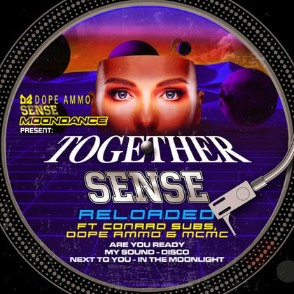 Sense Reloaded album by Conrad Subs, Dope Ammo & Sense - Drum and Bass Cover Art