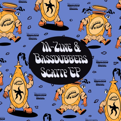Scatty EP album by M-zine - Drum and Bass Cover Art