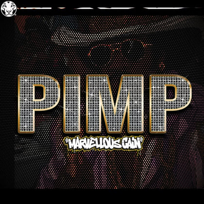 Pimp album by Marvellous Cain - Drum and Bass Cover Art