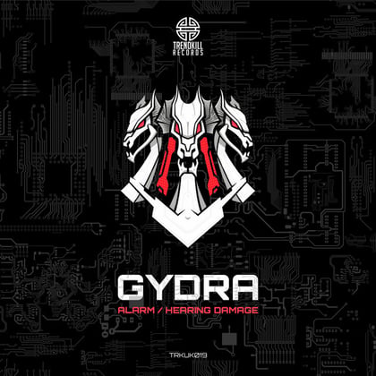 Alarm / Hearing Damage album by Gydra - Drum and Bass Cover Art