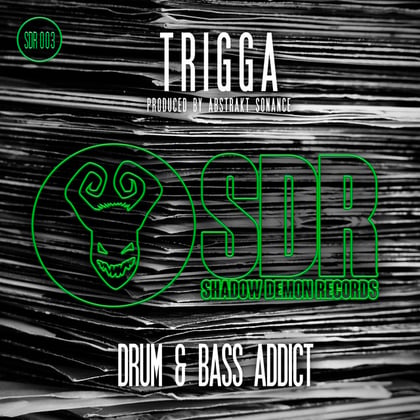 Drum and Bass Addict album by Trigga - Drum and Bass Cover Art