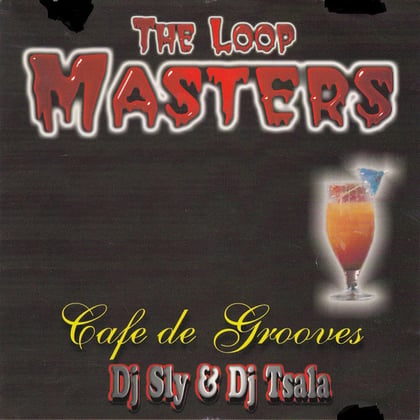 The Loop Masters Cafe De Grooves album by DJ Sly - Drum and Bass Cover Art