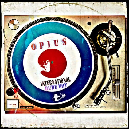 International Rude Boy album by Opius - Drum and Bass Cover Art