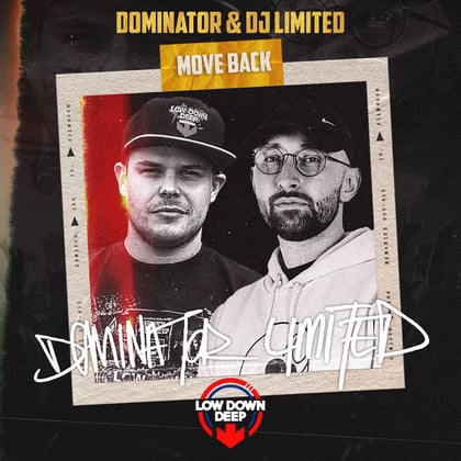 Move Back album by Dominator & DJ Limited - Drum and Bass Cover Art