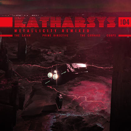 Metallicity LP Remixed Part 4 album by Katharsys - Drum and Bass Cover Art