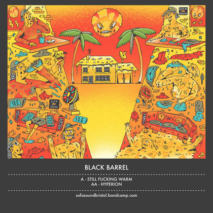 Still Warm / Hyperion album by Black Barrel - Drum and Bass Cover Art