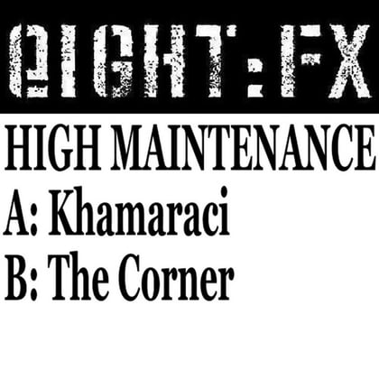 Khamaraci album by High Maintenance & Agressor Bunx - Drum and Bass Cover Art
