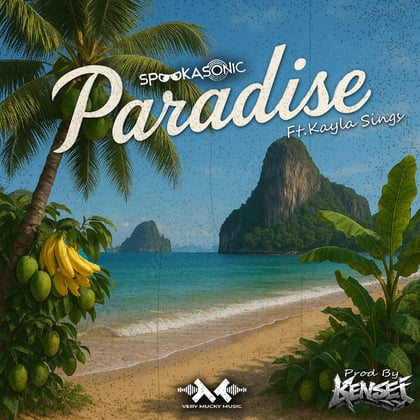 Paradise album by Kensei - Drum and Bass Cover Art