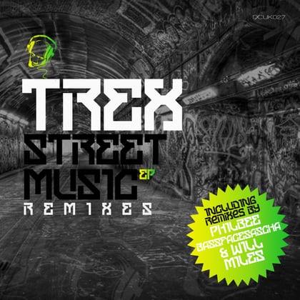 Street Music Remixes EP album by Teej & Trex - Drum and Bass Cover Art