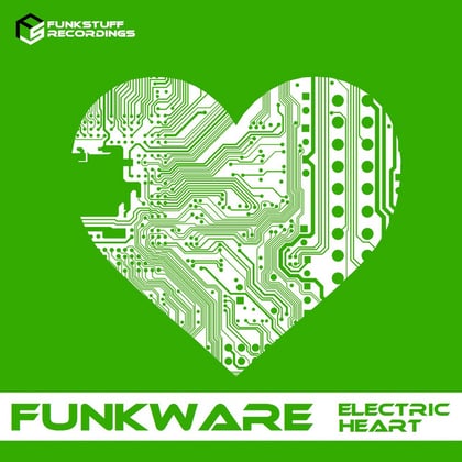 Electric Heart album by Funkware - Drum and Bass Cover Art