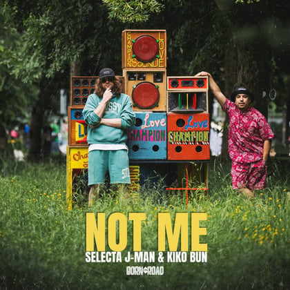 Not Me album by Selecta J-Man - Drum and Bass Cover Art
