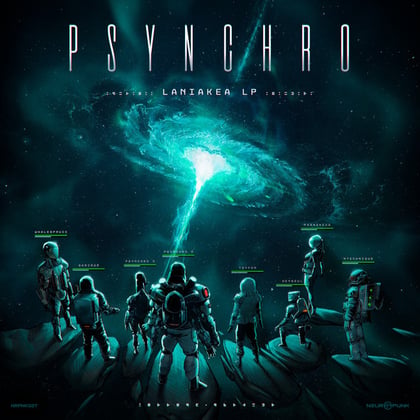 Laniakea album by Psynchro - Drum and Bass Cover Art
