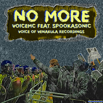 No More album by Voicemc - Drum and Bass Cover Art