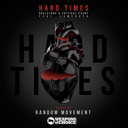 Hard Times album by Vibe Chemistry, Skeletone, Critical Event & LaMeduza - Drum and Bass Cover Art