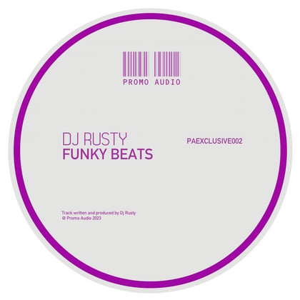 Funky Beats album by DJ Rusty - Drum and Bass Cover Art