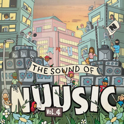 The Sound of Nuusic Vol.4 album by Conrad Subs, Kumo & Teej - Drum and Bass Cover Art