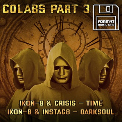 Colabs Part 3 album by Ikon-B - Drum and Bass Cover Art