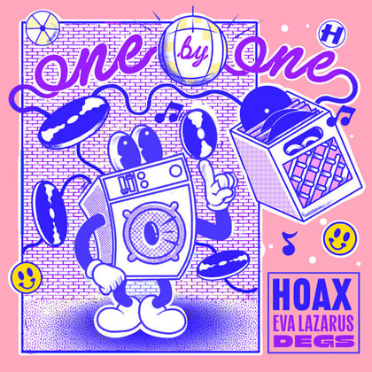 One By One album by Hoax, Degs & Eva Lazarus - Drum and Bass Cover Art