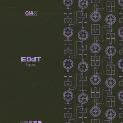 Engines EP album by Ed:it - Drum and Bass Cover Art