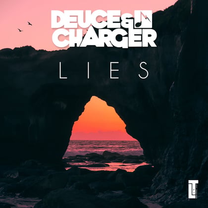 Lies album by Deuce & Charger - Drum and Bass Cover Art