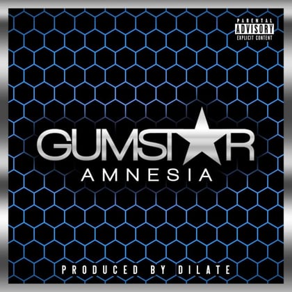 Amnesia album by Gumster - Drum and Bass Cover Art