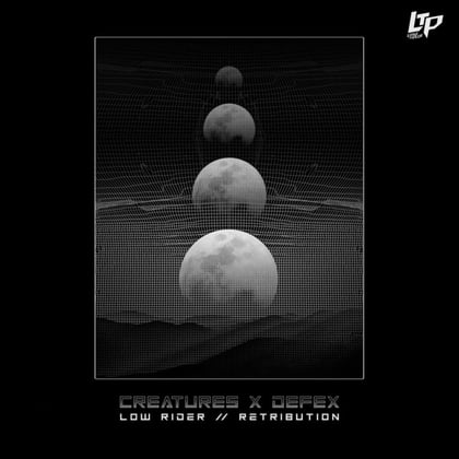 Low Rider / Retribution album by Philth, Creatures & Defex - Drum and Bass Cover Art