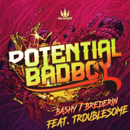 Bashy / Brederin album by Potential Badboy - Drum and Bass Cover Art