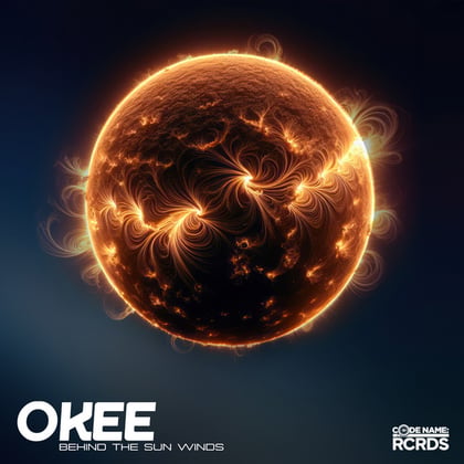 Behind The Sun Winds album by Okee - Drum and Bass Cover Art