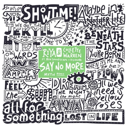 Say No More (Myth Remix) album by Riya & Collette Warren - Drum and Bass Cover Art