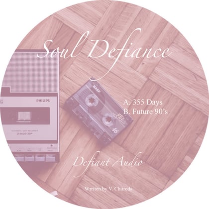 355 Days / Future 90's album by Soul Defiance - Drum and Bass Cover Art