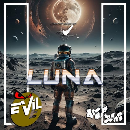 Luna album by Evil E - Drum and Bass Cover Art