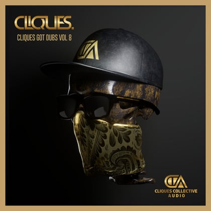 CLIQUES GOT DUBS VOL 8 album by CLIQUES. - Drum and Bass Cover Art