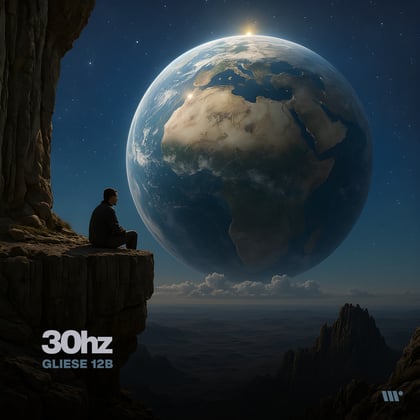 Gliese 12B album by 30Hz - Drum and Bass Cover Art