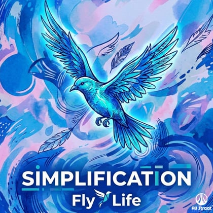 Fly life album by Simplification - Drum and Bass Cover Art