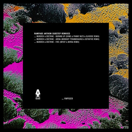 Rampage Anthem Dubstep Remixes album by Murdock - Drum and Bass Cover Art