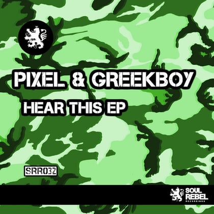 Hear This EP album by Enea, Pixel & Greekboy - Drum and Bass Cover Art