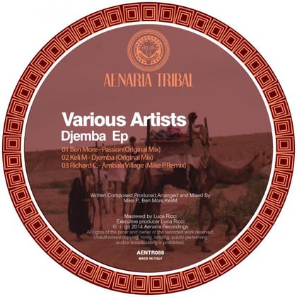 Djemba album by Ben More - Drum and Bass Cover Art