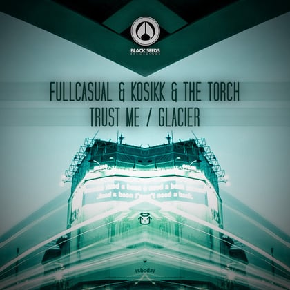 Trust Me / Glacier album by FullCasual - Drum and Bass Cover Art